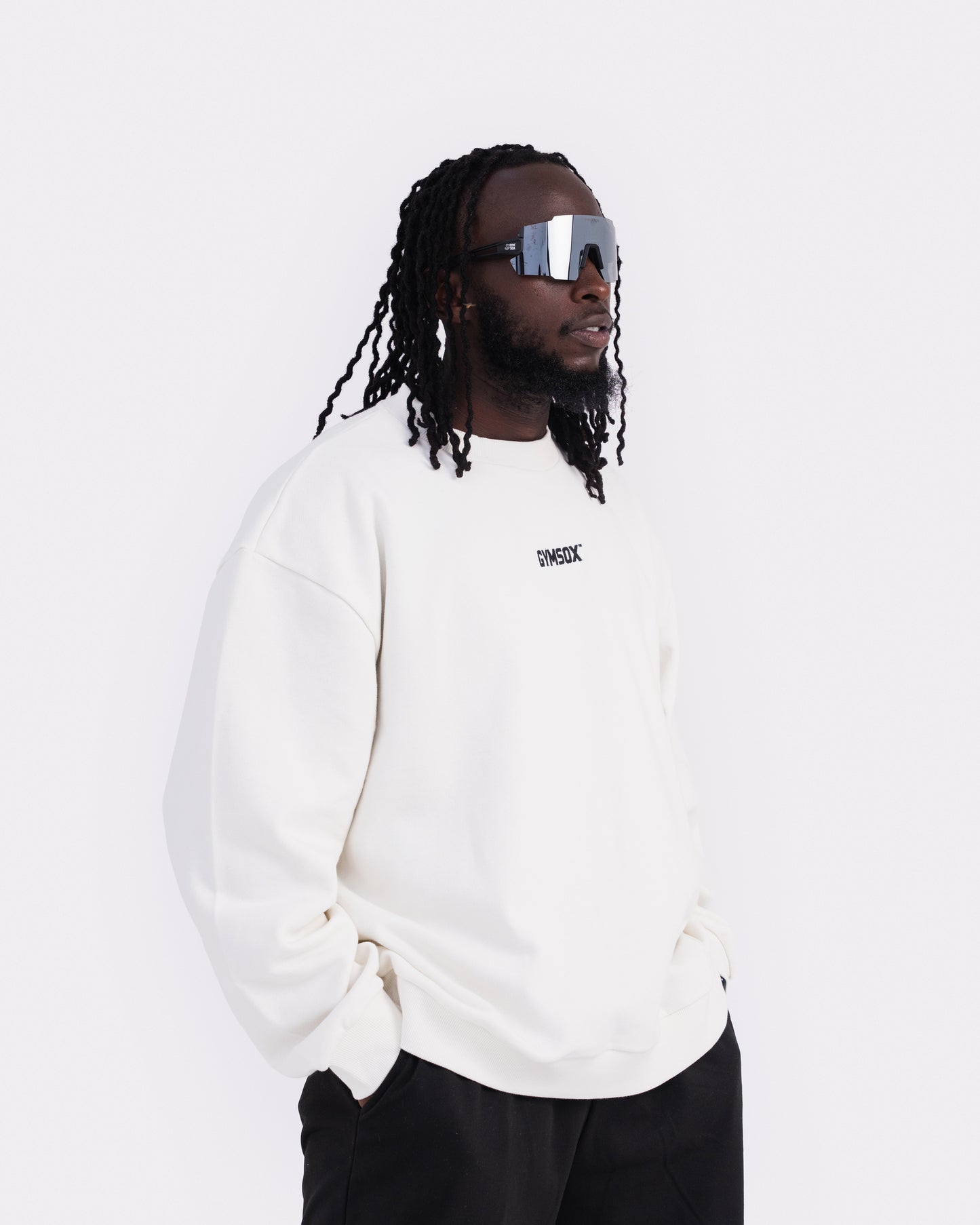 White Crewneck Jumper