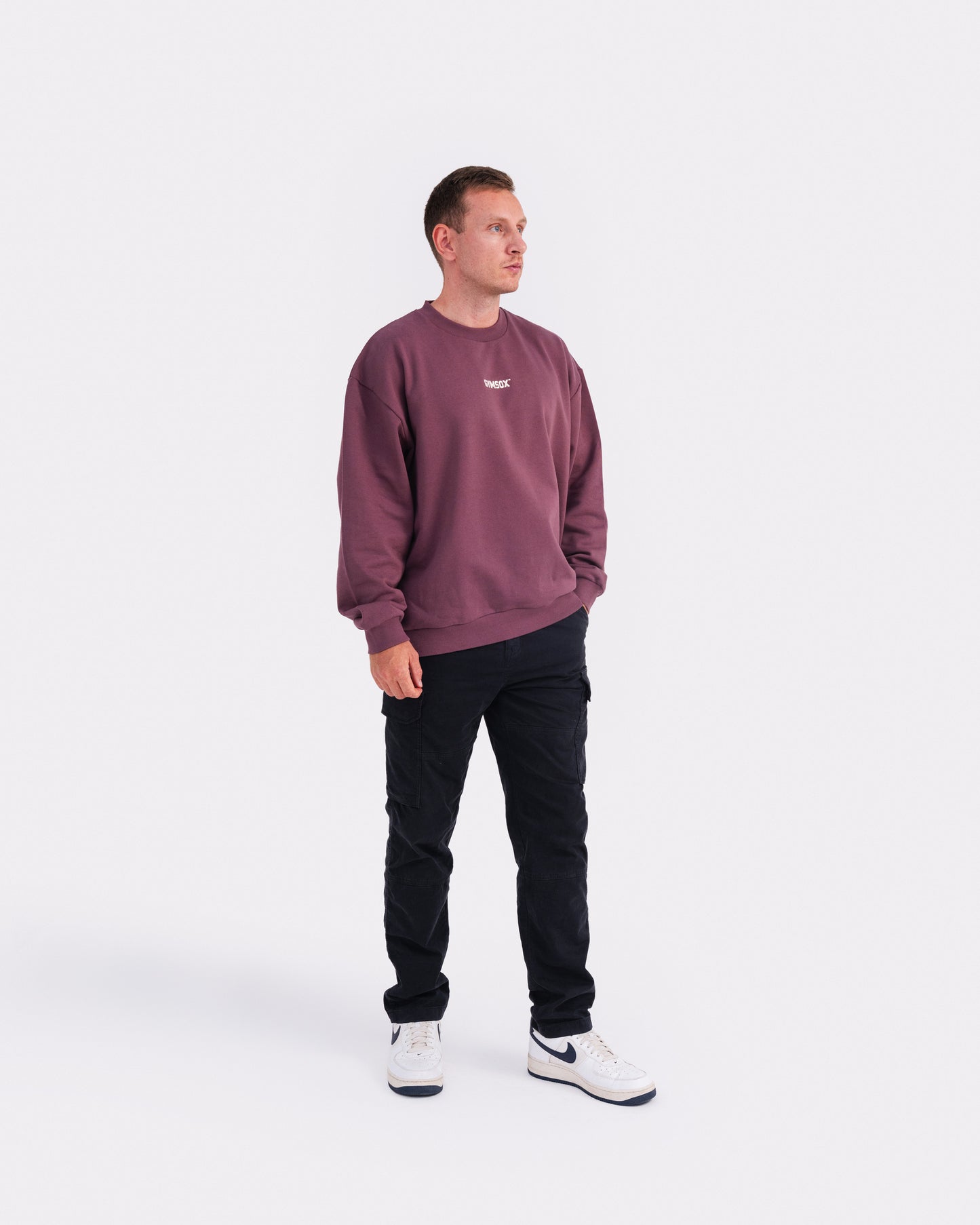 Burgundy Crewneck Jumper