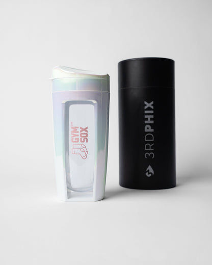 White Chrome Fitness Bottle