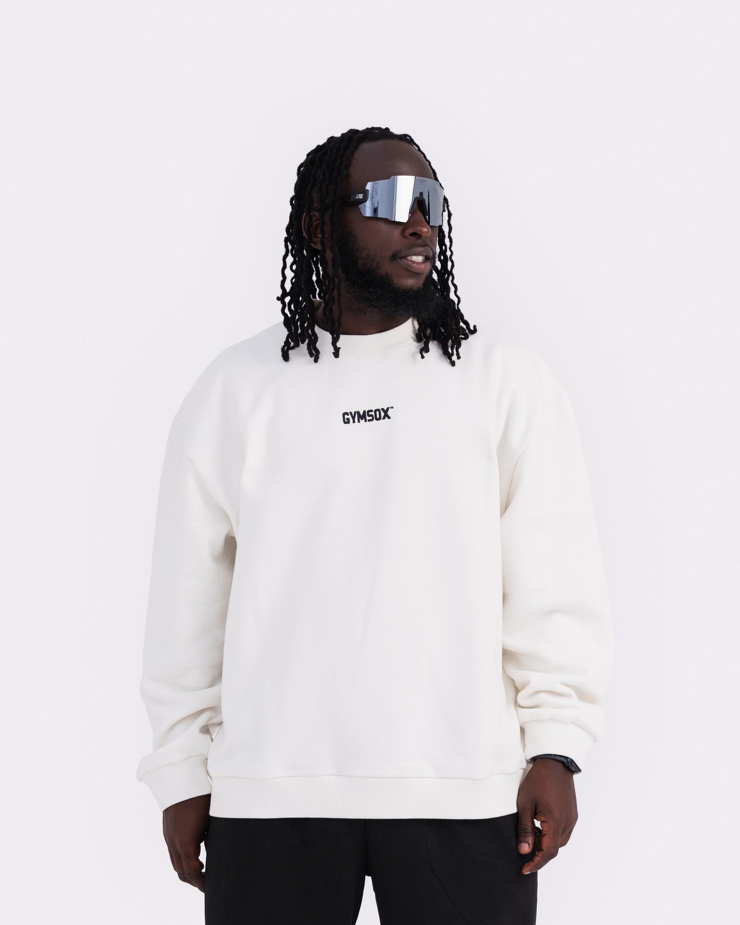 White Crewneck Jumper