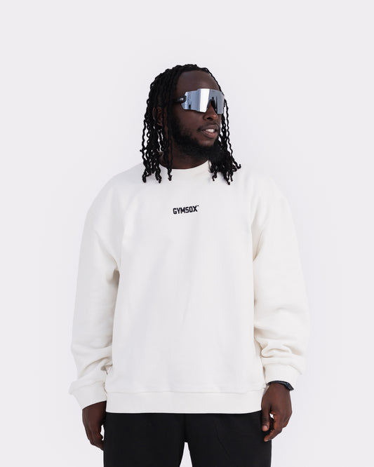 White Crewneck Jumper