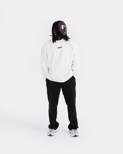 White Crewneck Jumper