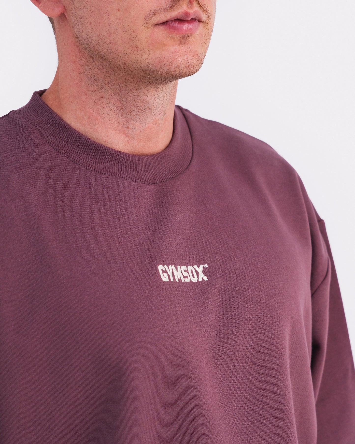 Burgundy Crewneck Jumper