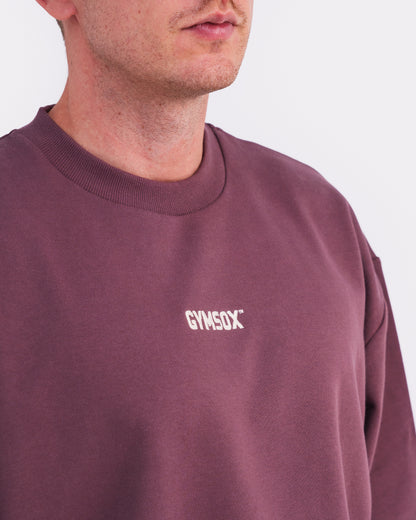 Burgundy Crewneck Jumper