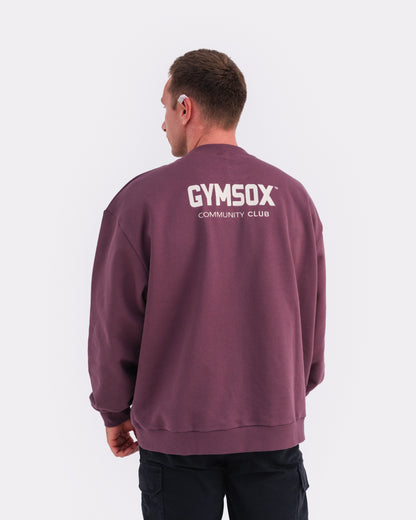 Burgundy Crewneck Jumper