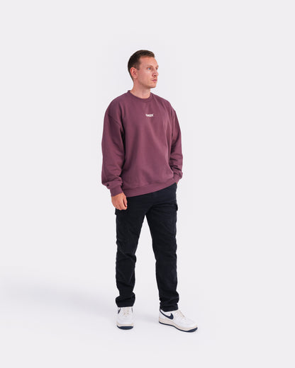 Burgundy Crewneck Jumper