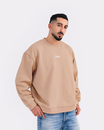 Taupe Crewneck Jumper