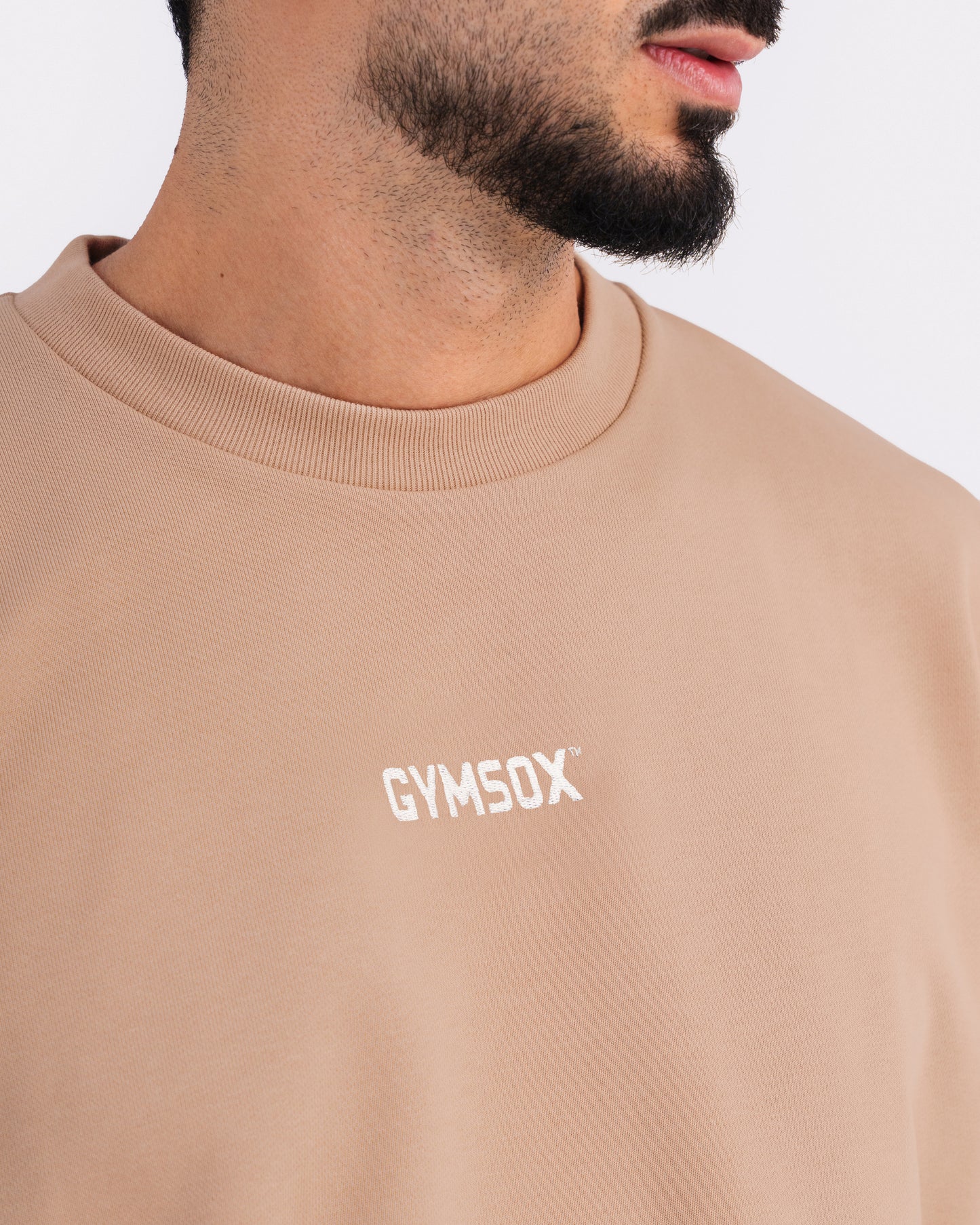 Taupe Crewneck Jumper